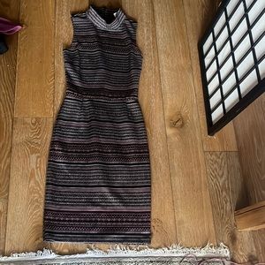 Bar III dress xs tall petite with zipper in the back